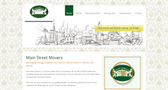 Desktop Screenshot of mainstreetmovers.com