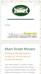 Mobile Screenshot of mainstreetmovers.com